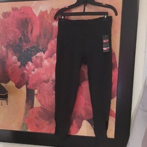 NWT ACX Classic Black CAPRI Athleasure Leggings Sexy Cut'outs